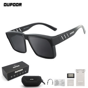 OUPOOR | Polarized UV Protection Driving Cycling Fishing Clip-on Sunglasses