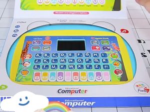 Payoe Mainan Tablet Belajar Musik Anak Piano Tablet Alfabet 2 In 1 Baby Early Education