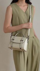 Oneda Naomi Tas Selempang Wanita Slempang Cewek #A1123 Oneda Tas Pu Leather Tas Slempang Khaki Hitam Putih Tas Untuk Liburan Wanita Model Tas Unboxing Video - Lazada