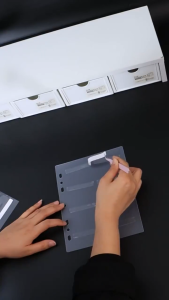 Double Tape Nail Art Transparan Perekat Dua Sisi DIY Serbaguna / Tempelan Bening Selotip PH C1358