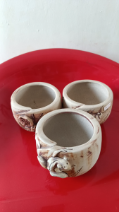 Pot Keramik DP 153 - Pot Bonsai Sukulen Shito Mame Kaktus Tanaman Hias