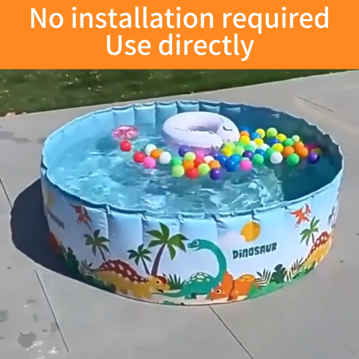 PlayPark Foldable Indoor Swimming Pool For Kids Non Inflatable 90/120 ...