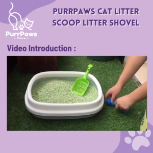 PurrPaws Cat Litter Scoop Cat Litter Shovel Penyodok Pasir Kucing 猫砂铲