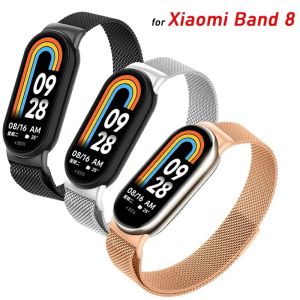 Miband 8 - Dây đeo Milanese thép lưới Xiaomi Mi band 8 9 10