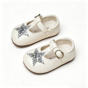 QIAOLEXIONG | Soft Bottom Non-slip Easy-on Crash Protection Childrens First Steps Shoes