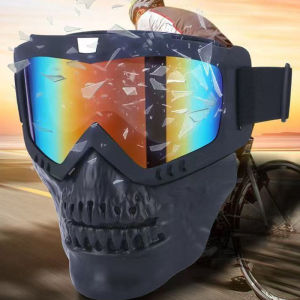 Windproof Cycling Mask Motorcycle Goggles Mask Riding Protective Gear Full Face Mask Skull Mask