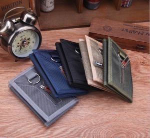 Personality Sports Canvas Wallet for Kids and Teenagers