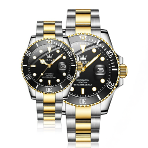 OLEVS | New Fashion Luminous Green Ghost Automatic Mechanical Mens Watch