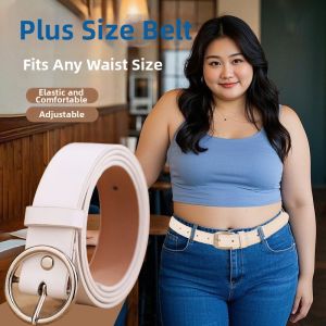 Besee | Plus Size Womens Leather Belt for Jeans