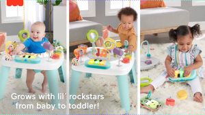 [HOLIDAYS BUNDLE] [ONLINE EXCLUSIVE] Fisher-Price 3-in-1 Hit Wonder Baby Activity Center & Toddler Play Table (Free Fisher-Price Zebra Walker)