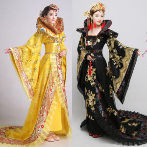 Tang Dynasty Queen Ancient Costume Female Trailing Court Imperial Concubine Wu Zetian Princess Dress Queen Mother Stage Costume Costume