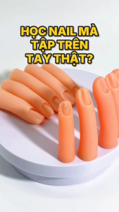 Bộ 5 ngón tay giả có NAM CHÂM - làm móng học nail