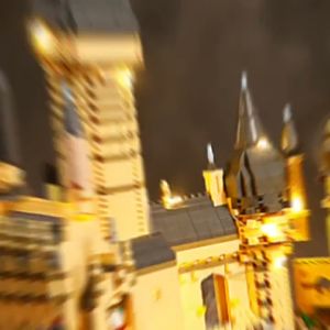 ชุดบล็อกอาคารภูมิทัศน์ บล็อกอาคารปราสาทเวทย์มนต์  พิเศษขนาดใหญ่ คอลเลกชันบล็อกอาคารของเล่นเลโก้ ของขวัญสำหรับเพื่อนๆ พัฒนาสติปัญญา