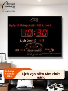 Compas | Đồng Hồ Điện Tử Treo Tường LED Mỏng