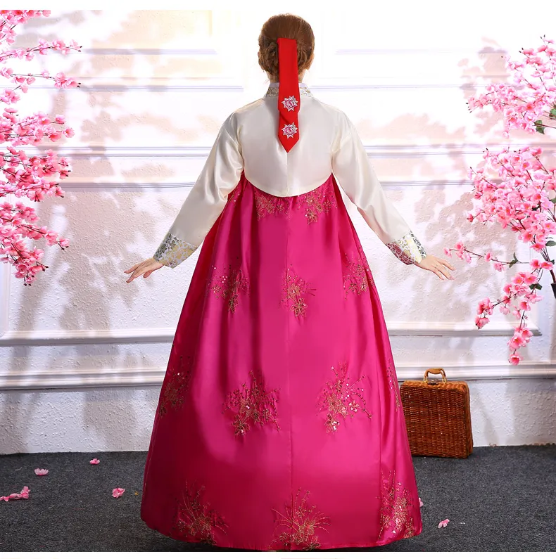 Improved Hanbok Women's South Korea Dance Costume Korean Bride
