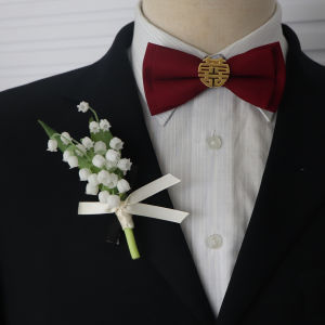 Wedding Lapel Flower Mens Suit Wedding Groomsmen Best Man Tuxedo Lapel Bouquet Bridesmaid Guest Grand Opening Ceremony