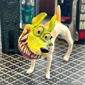 Abstract PVC Collectible Figurine Display for Desktop Car Living Room Decor Office Decoration Movie Themed Dog Toy Gift