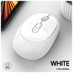 2.4G Wireless Office Silent Optical Mouse 1600DPI Adjustable Ergonomic Portable Rechargeable Mouse For PC Computer Laptop Tablet