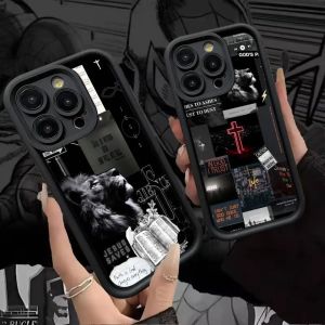 Faith Christian Religious Jesus Street Style Phone Case Silicone For iPhone 17 Air 17 16 15 14 13 12 11 Plus Pro Max Soft Cover