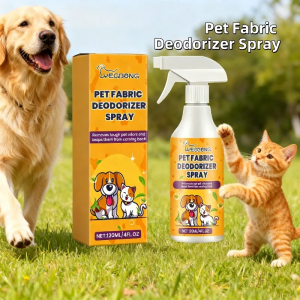 Pet Deodorant Spray 120ml Cleans Pet Odors Indoor Air Freshener Long Lasting Fragrance Deodorant for Cat and Dog Natural Formula