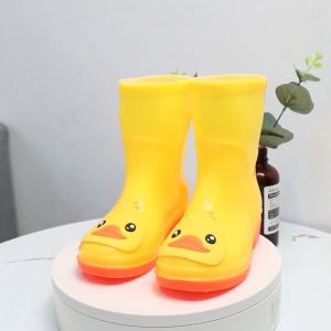 Rain boots for kids High quality Waterproof Rainboots Non-Slip toddler Rubber Shoes Size 26 to 30