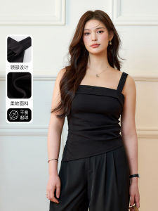 เสื้อกั๊กสายเดี่ยวฤดูร้อน แฟชั่น ไซส์ใหญ่ ดีไซน์ภายในกระชับสัดส่วน ดีไซน์ภายนอก สำหรับผู้หญิงไซส์ใหญ่