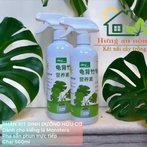 500ml – phân dinh dưỡng hữu cơ đặc biệt chống vàng lá dành cho kiểng lá ( monstera deliciosa) xem trong mô tả