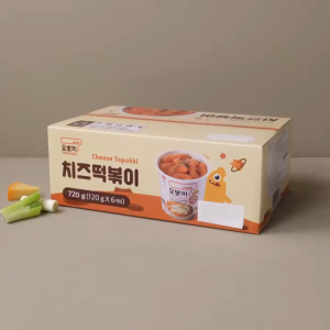 YOPOKKI Cup Cheese Tteokbokki Authentic Made in Korea 120gx8