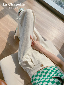 High Waist Drapey Suit Wide Leg Pants Womens New Summer Textured Casual Floor Length Pants Korean Style Commute Polyester Fiber