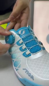 2024 New Genuine Stiga CS-16B22 CS-16B21 Table Tennis Shoes Swivel Button Sneaker Kasut Ping Pong