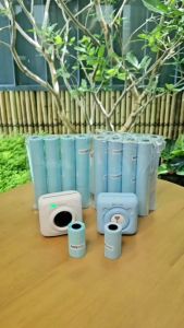 TVCOMO กระดาษสติกเกอร์ กระดาษความร้อน เครื่องพิมพ์ฉลาก ไม่ต้องใช้หมึก กันน้ำ Paperang/Peripage/Flash กระดาษ เว้นขอบ