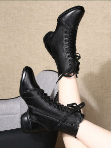 Ez New 2024 Dancing Shoes Boots Womens Autumn Winter Square Dance Soft Bottom Dance Boots Fitness Sport Yoga Modern Dance