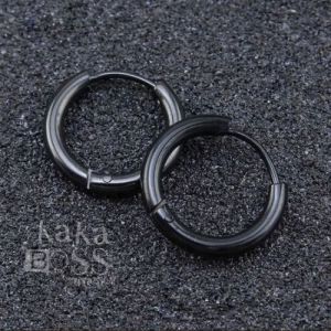 COD Anting Tindik/Anting Hoops BossQ 100% Titanium 1 Pasang Anting Tindik Pria Dan Wanita Bisa Pakai