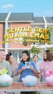 (GRATIS 2 SACHET) GENTLE GEN BIRU MORNING BREEZE Deterjen Cair Renceng isi 12+2 Sachet