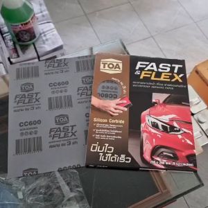 กระดาษทรายน้ำ ดำ TOA ราคาต่อ1แผ่น มีหลายเบอร์ หลายขนาด