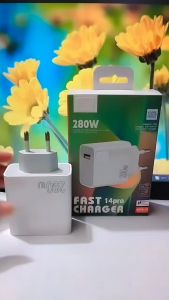 BATOK Adapter MI 14 PRO 280W Fast Charger Support Fast Charging