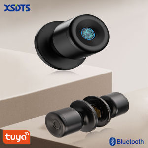 XSDTS Tuya App Fingerprint Smart Lock with Bluetooth Digital Door Lock Keyless Entry Home House Apartment