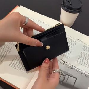 NCW-048 Korean Style Summer Ladies Mini Short 7 Card Slot Zipper Wallet 7