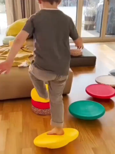 SG(Ready Stock)EPP environmentally friendly balance block toys childrens stepping stone building block games outdoor sports training kindergarten sensory training equipment rainbow crossing stones