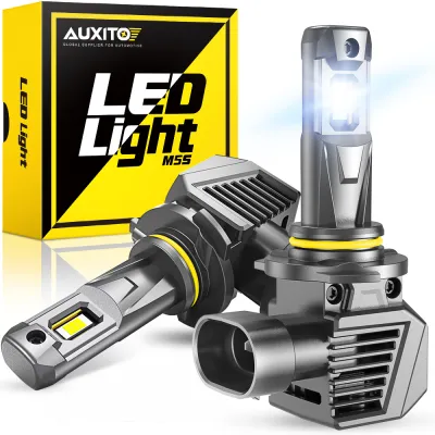 AUXITO M5S 2PCS 120W 22000LM Super Bright Upgraded H11 9005 9012 Led Car Headlight 9006 Auto Car Headlamp Bulb 6500K White