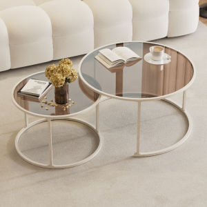 Circular Combination Mother-Child Coffee Table