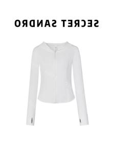 Womens Ice Silk Lightweight Sun Protection Jacket Hooded Short Top Fashionable Summer Outerwear Breathable Versatile Style