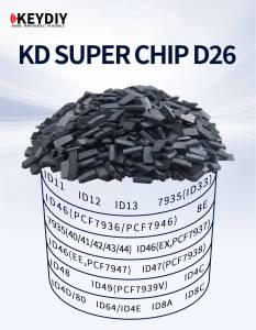 KEYDIY KD Super Chip D26 Transponder Chip Support PCF7935 PCF7936 ID46 ID47 ID48 ID49 ID4D ID80 ID64 ID4E ID11 ID12 ID13 8A 8C