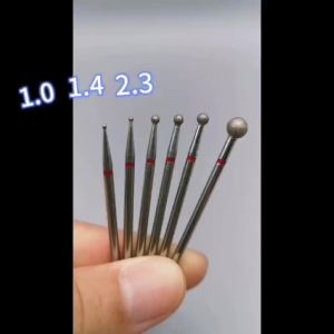 5PCS Diamond Nail Drill Bit Set of Milling Cutters for Manicure Diamond Bit Cuticle Remove Nail Bits for Electric Drill Machine