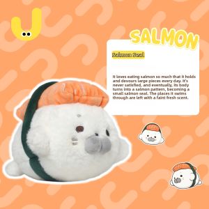 JOOKE | Chocolate Seal Stuffed Toy Plush Doll Pillow