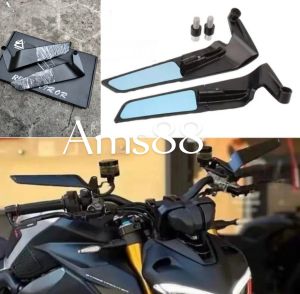 SPION MOTOR SPION WINGLET STEALTH MODEL DAUN V3 MATIC BEBEK KACA SPION MOTOR FULL CNC UNIVERSAL MOTOR HONDA YAMAHA MATIC BEBEK VIXION NMAX PCX AEROX ADV LEXI VARIO BEAT SCOOPY MIO FINO DLL SPION MOTOR