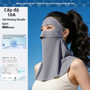 WANBAOLV | Mặt Nạ Chống Tia UV Bảo Vệ Toàn Mặt Làm Mát Lụa Bảo Vệ Cổ