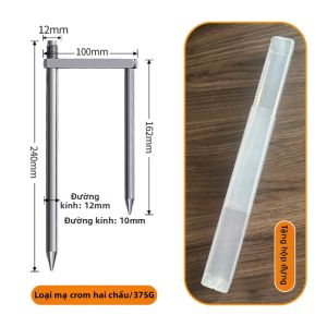 YEYINGZHE | Dụng Cụ Đính Dưới Đất Cho Ô Dù Đi Cá 12mm