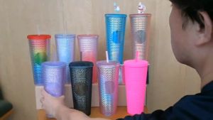 LY UỐNG NƯỚC STARBUKS CORAL 710ML Kèm Ống Hút