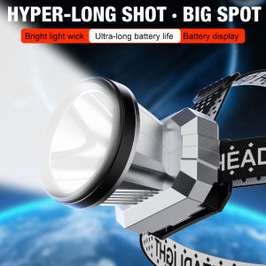 Super Bright LED Rechargeable High-power Headlights High Brightness Emergency Charging Outdoor Head Flashlight Fishing Lamp